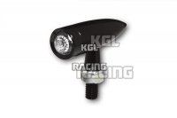 LED taillight MONO BULLET, clear lens, black, ECE