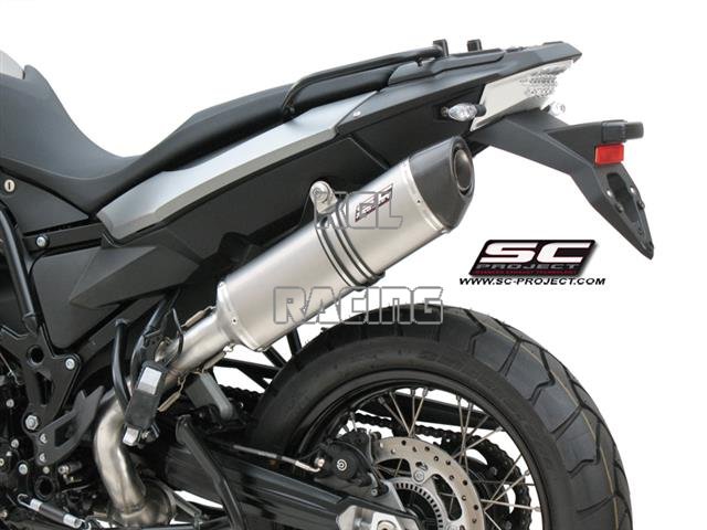 SC Project slip-on BMW F650 GS - Oval Titanium - Click Image to Close