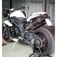 KGL Racing silencers Triumph Speed Triple 1050 '11-> - DOUBLE FIRE CARBON