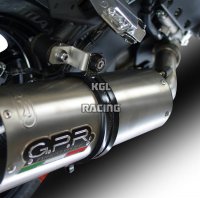 GPR pour Kawasaki Versys 1000 i.e. 2017/18 Euro4 - Homologer Slip-on - M3 Inox