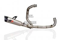 QD exhaust for DUCATI MONSTER 796 - 2 in 1 full system low mount + Tri-Cone muffler