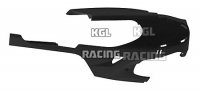 Lower central fairing for CBR 1000 RR, 08-09, SC59, unpainted ABS, black. The fairing is made of high-quality ABS and has got al