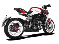 HP CORSE pour MV AGUSTA DRAGSTER 800/800 RR (not Euro 4) 2012/2015 - Silencieux HYDRO-TRE black + carbon cover