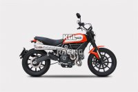 ZARD for Ducati Scrambler 800 Bj. '15-'16 Homologated Full System 2-1 high special edition Stainless steel
