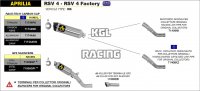 Arrow voor Aprilia RSV 4 2009-2015 - GP2 DARK dempers kit