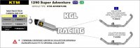 Arrow voor KTM 1290 Super Adventure 2015-2016 - collector met katalysator