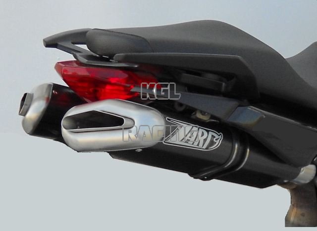 ZARD for APRILIA Shiver 750 Racing Slip-On silencer 2-2 Penta Alu Black - Click Image to Close