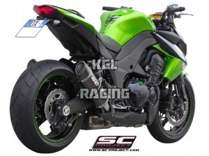 SC Project dempers KAWASAKI Z1000 '10-'13 - Oval short Carbon