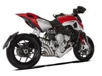 HP CORSE pour MV AGUSTA RIVALE 800 2012/2015 - Silencieux HYDRO-TRE inox cover