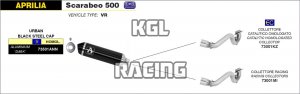 Arrow for Aprilia SCARABEO 500 2007-2012 - Racing collector for Urban Exhaust