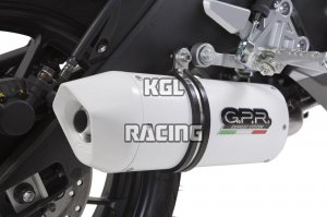 GPR for Yamaha Mt 125 2014/16 - Homologated Slip-on - Albus Ceramic