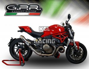 GPR voor Ducati Monster 1200 S/R 2014/16 - Gekeurde slip-on Demper - Powercone Evo