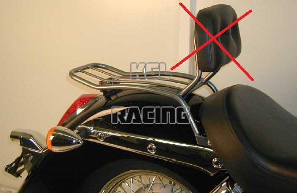 Solorack without backrest - Honda VT750C Shadow '08-> - Chroom - Click Image to Close