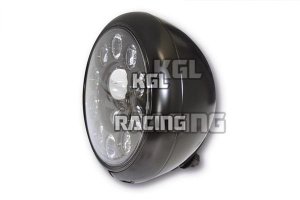 LED headlamp HD-STYLE black w. black insert