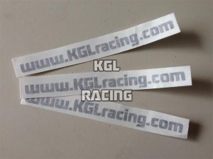 www.KGLracing.com sticker - small