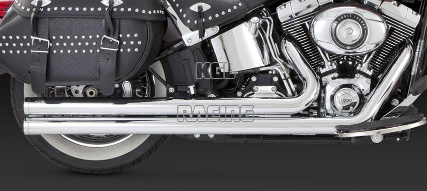 Vance & Hines Harley Davidson Softail '12-'14 - FULL SYSTEM BIG SHOTS LONG - Click Image to Close