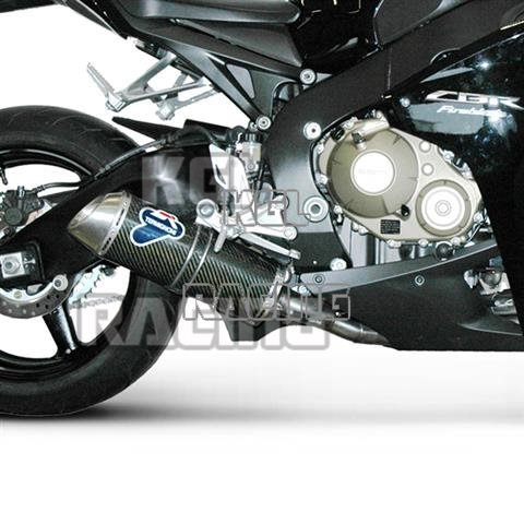 TERMIGNONI FULL SYSTEM 4x2X1 for Honda CBR 1000 RR 08->13 OVALE -INOX/CARBONE - Click Image to Close