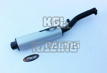 MARVING Silencer SUZUKI GS 500 E - Cylindrical ? 100 Black + aluminium - Click Image to Close