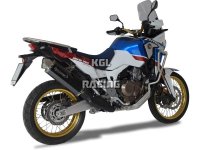 HP CORSE pour HONDA CRF1000L Africa Twin - Silencieux 4-TRACK BLACK