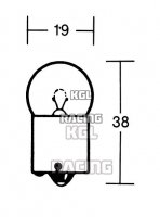 Bulb 12V/21W for e.g. fairing indicator and custom indicator.