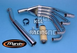 MARVING System comlet KAWASAKI Z 900 '73->'77- 4/1 Racing Chromium