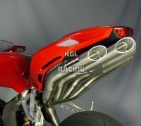 Bodis demper MV Agusta F4 1000 '10-> slip-on set full titanium