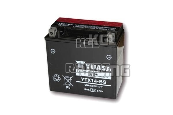 YUASA battery YTX 14-BS maintenance free - Click Image to Close