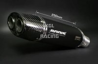 Bodis Slip-on Honda CBR600RR '05-'06 Oval Q1 RVS black
