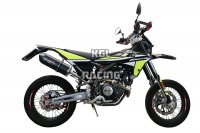 GPR pour Fantic Motor XEF 125 Competition 4t 2021/2022 Euro5 - Homologer Slip-on - Furore Evo4 Nero