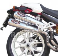MARVING Silencers double outgoing right DUCATI MONSTER S4R 07 S4RS - Racing Steel Stainless Steel