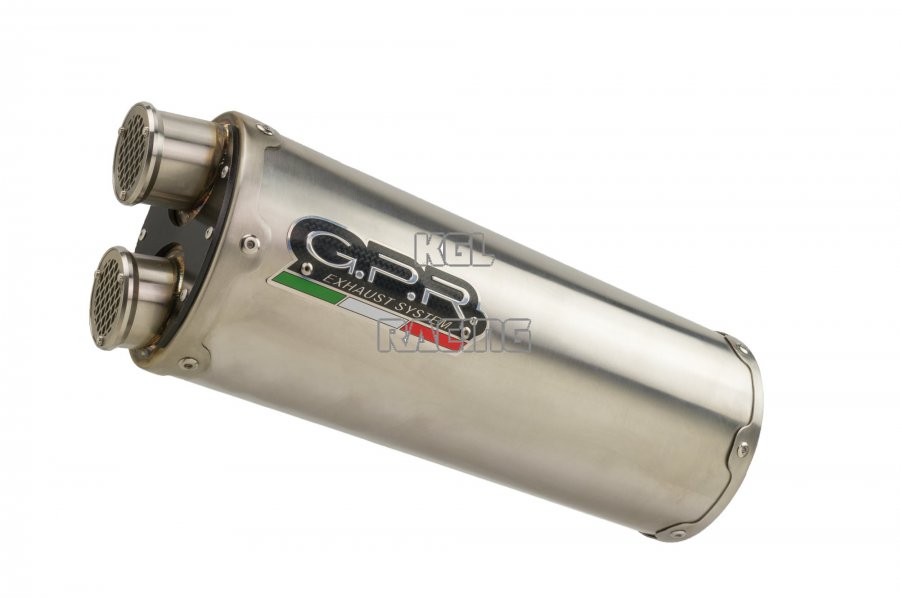GPR for Cf Moto 800 Mt Touring 2022/2024 e5 Homologated system Slip-on - Dual Titanium - Click Image to Close