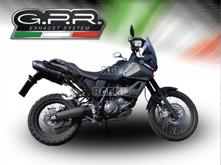 GPR for Yamaha Xt 660 Z Tenere 2008/16 - Homologated with catalyst Double Slip-on - Furore Nero - Click Image to Close