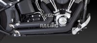 Vance & Hines Harley Davidson Softail '12-'14 - FULL SYSTEM SHORTSHOTS STAGGERED BLACK