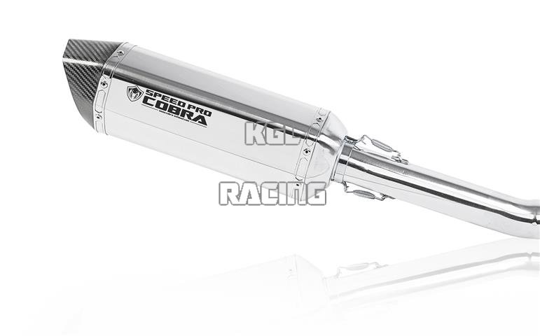 COBRA CR2 HEXAGON Slip-on Yamaha YZF-R6 + V - 2006-> - Stainless Steel - Click Image to Close