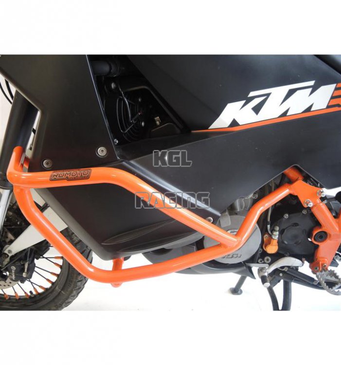 RD MOTO protection chute KTM 990 Adventure 2007-2013 - orange - Cliquez sur l'image pour la fermer