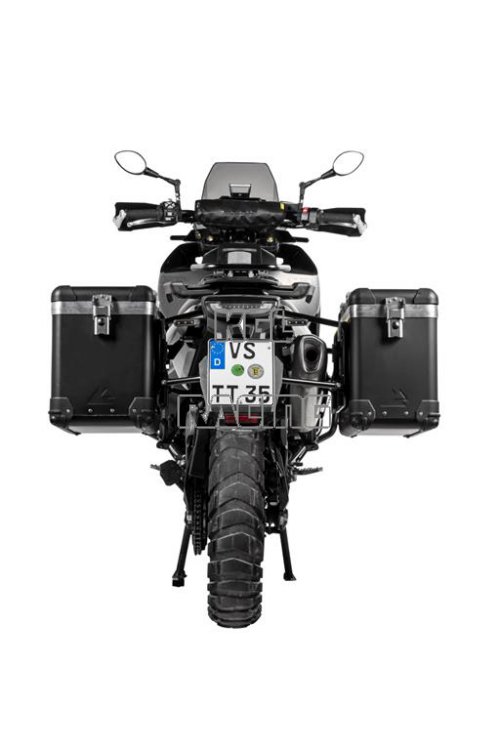 Touratech ZEGA Evo system pannier aluminium pour KTM 890 Adventure/ R / 790 Adventure / 790 R - 38L_45L - support noir , pannier Noir - Cliquez sur l'image pour la fermer
