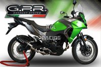 GPR for Kawasaki Versys-X 300 2117/21 Euro4 - Homologated with catalyst Slip-on - Furore Evo4 Nero