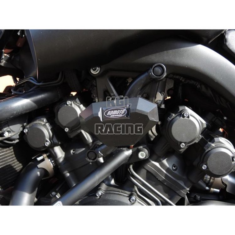 RD MOTO protection chute Yamaha V-Max 1700 (upper frames) 2009-2014 - noir matt - Cliquez sur l'image pour la fermer