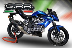 GPR voor Kawasaki Z 125 2021/2022 Euro5 - Gekeurde slip-on Demper - Furore Evo4 Nero