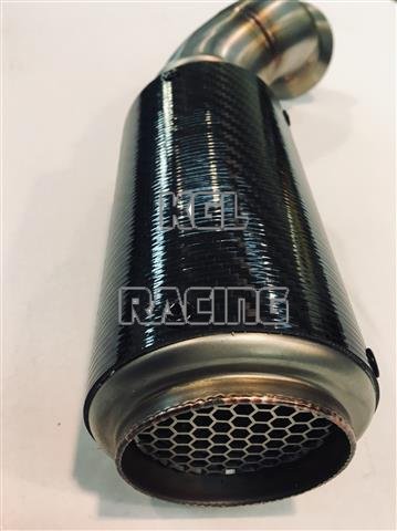 SIL MOTOR for DUCATI Monster 821/1200/S (14-18') Exhaust - RACING Slip on Carbon Fiber MOTO GP STYLE - Click Image to Close