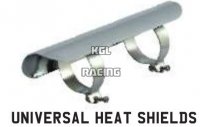 Heat shield universele CHROME FATBAR 180 mm