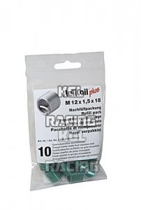 HeliCoil M12 x 1,5 x 18 mm refill pack with 10 thread inserts.