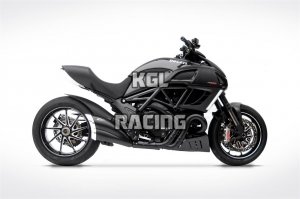 ZARD for Ducati Diavel Homologated Slip-On silencer 2-1 Stainless steel BLACK