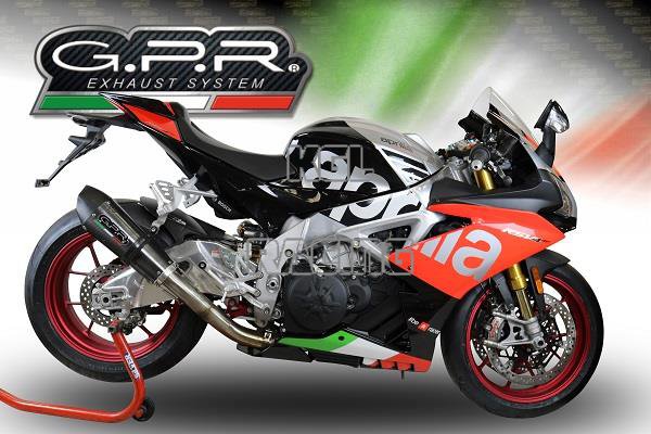 GPR for Aprilia Rsv 4 1100 Racing Factory 2019/21 Euro4 - Homologated with catalyst Slip-on - GP Evo4 Poppy - Click Image to Close