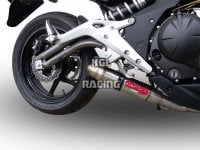 GPR pour Kawasaki Er 6 N - F 2012/16 Euro3 - Homologer avec catalisateur System complet - Deeptone Inox