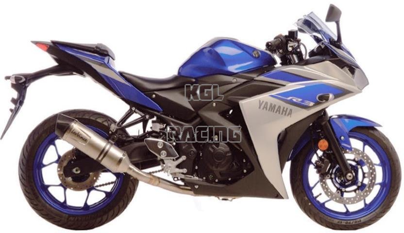 LEOVINCE for YAMAHA R3 / MT03 2016-> - LV ONE EVO SLIP-ON STAINLESS STEEL - Click Image to Close