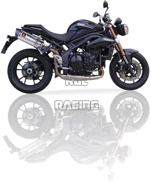 IXIL silencers (pair) Triumph Speed Triple 1050 11/15 Hexoval Inox Short - Click Image to Close