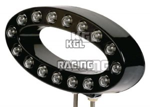 LED-taillight MEMPHIS, oval, black, E-mark