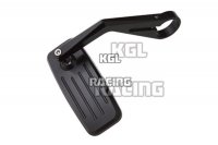 Handle bar end mirror ACTION, black anodized