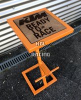 Bar stool in metal with logo (your choice)